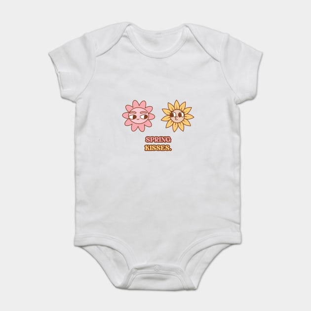 Spring Kisses Baby Bodysuit by TurnEffect